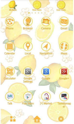 -Citrus- Theme +HOME Screen 3