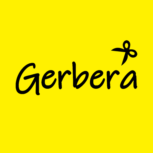 hair space Gerbera logo
