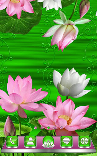 Android application Lotus Go Launcher theme screenshort
