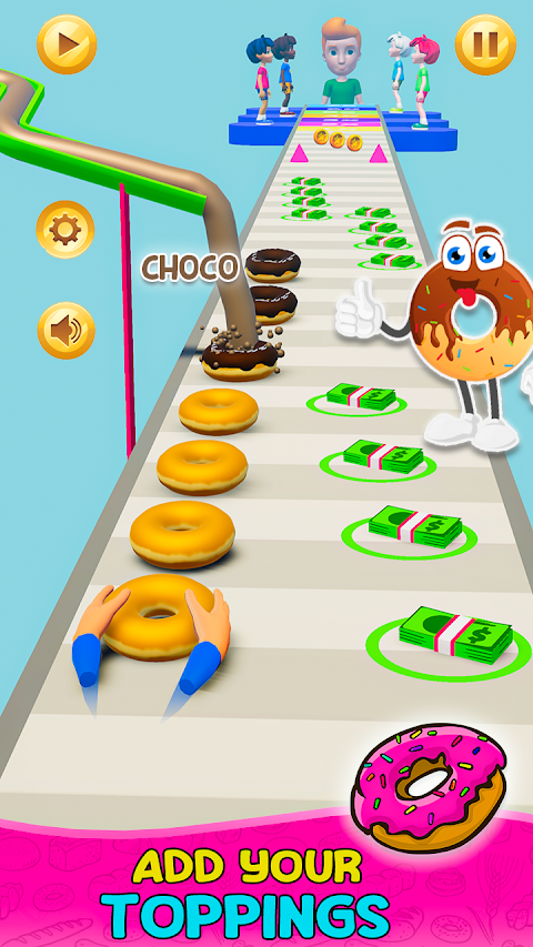 Donut Stack Maker: Donut Gamesのおすすめ画像3