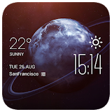 Uranus weather widget/clock icon