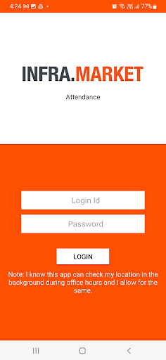 Android application INFRA.MARKET Geo Sales screenshort