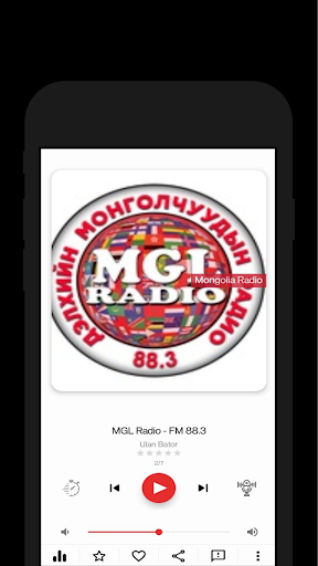 Android application Mongolia Radio Stations screenshort
