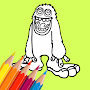 Mammott Monsters Coloring Book