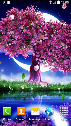 Cherry Blossom Live Wallpaper Screen 3