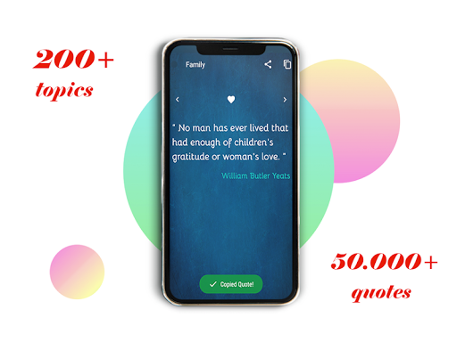Android application Inspirational English Quotes screenshort