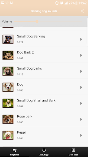 Barking Dog Sounds Ringtones Screenshot 4 - AppWisp.com