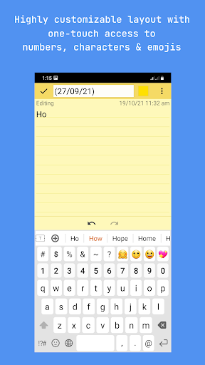 Android application Nimble Keyboard screenshort