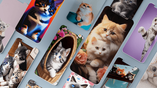Android application Cute Cat Wallpapers screenshort