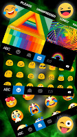 screenshot of Rasta Weed Skull Theme