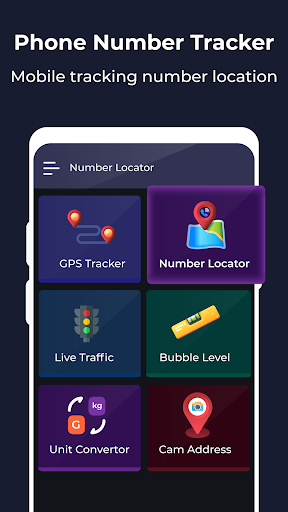 Android application Mobile Number Tracker screenshort