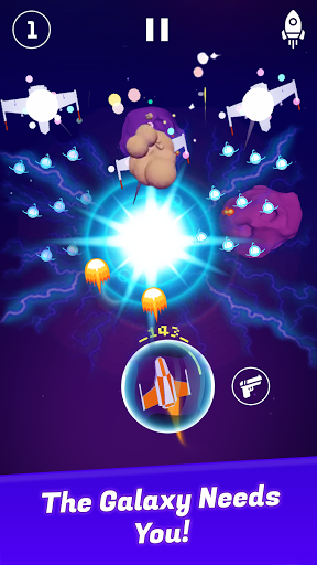 Android application Deep Space Defender-SPACE WAR screenshort
