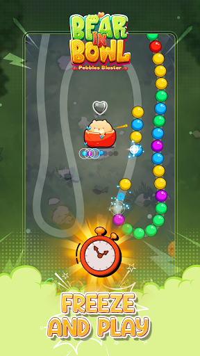 Bear In Bowl: Pebbles Blaster Screen 3
