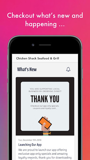 Android application Chicken Shack Seafood and Gril screenshort