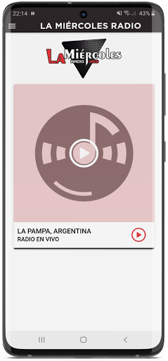 La Miércoles Radio Web Screen 2