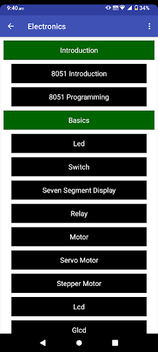 Electronics Screen 2