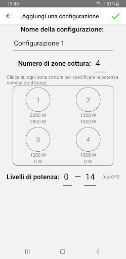 Induction hob Screen 2
