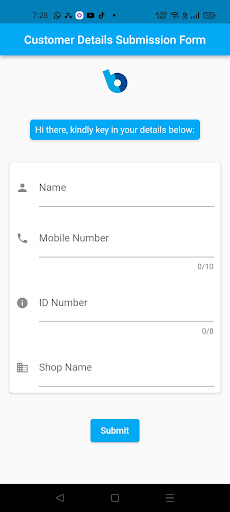 Customer Service Screen 2