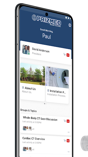 Android application PRIZMED Imaging Solutions screenshort