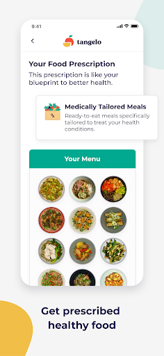 Tangelo - Get Food Prescribed! Screen 3