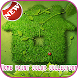Home paint color collection icon