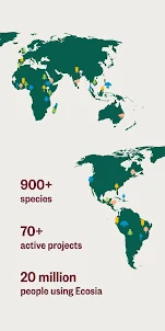 Ecosia: Browse to plant trees.