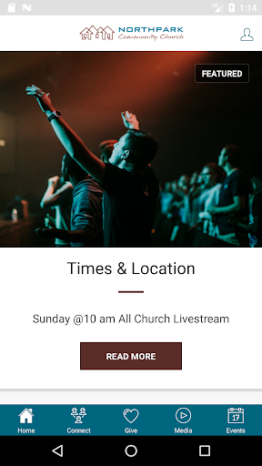 Android application Northpark Church screenshort