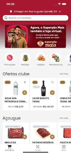 Android application Superpão Mais screenshort
