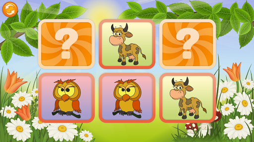Memory Game - Animals Screen 2