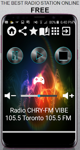 Android application CA Radio CHRY-FM VIBE 105.5 To screenshort