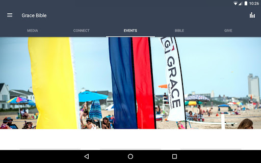 Screenshot of Grace Bible Church App