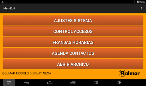 Aperçu de l'application