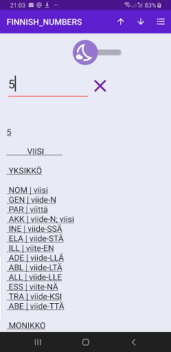 FINNISH NUMBERS NEW