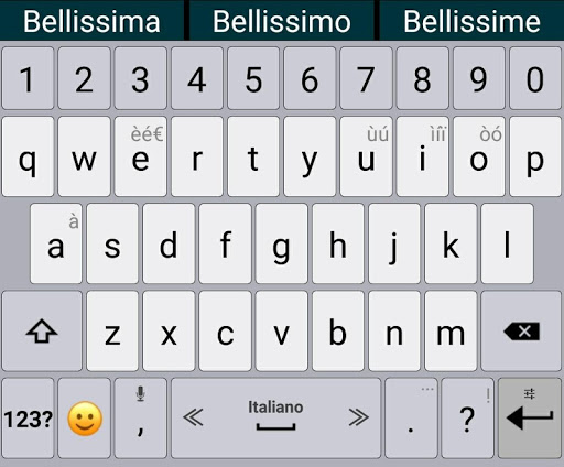 Italian / AppsTech Keyboards Screen 2