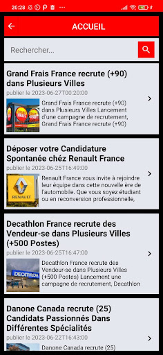 Offres Exclusives Screen 2