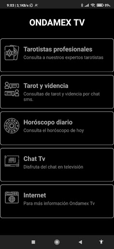 Android application OTV screenshort