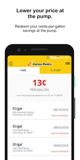 Android application Corner Pantry screenshort
