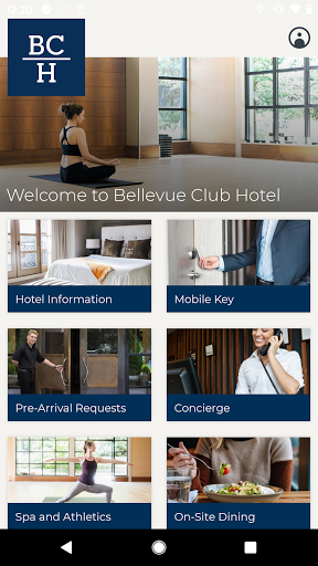 Android application Bellevue Club Hotel screenshort