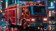 消防士 消防車のゲーム - 消防车 消防署ゲームのおすすめ画像1