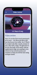 LG Watch R App help
