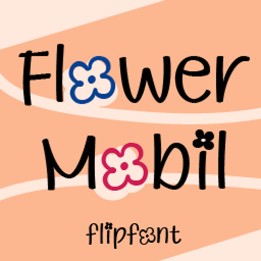 AhFlowermobil™ Latin Flipfont logo