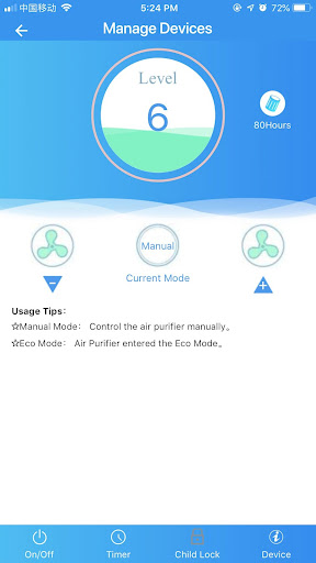 Android application b-MOLA screenshort