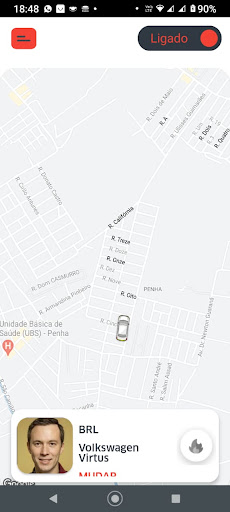 Android application Vurbe Motorista screenshort