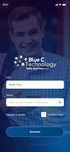 Android application BlueC screenshort