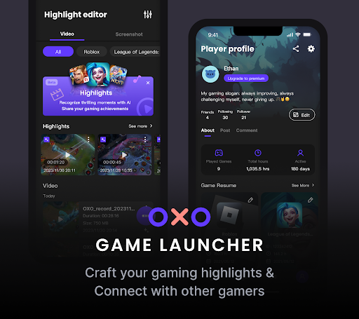Android application OXO Gameplay - AI Gaming Tools screenshort
