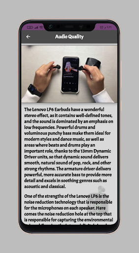 Android application Lenovo Ip6 guide screenshort