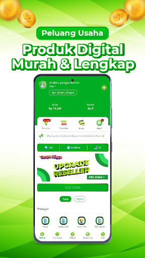 Android application Jukonter - Agen Pulsa Termurah screenshort