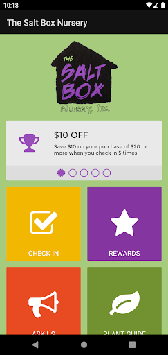 Android application Salt Box Nursery screenshort