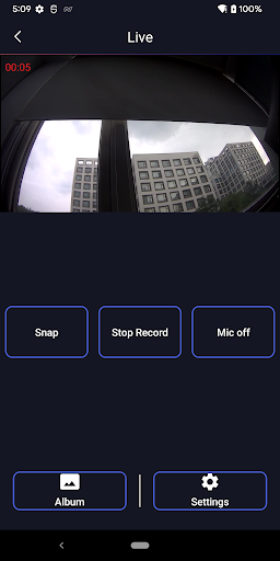 WiFi-CarDVR Viewer Screen 3