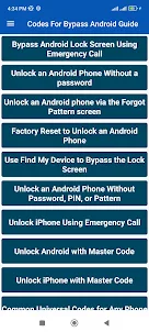 Codes For Bypass Android Guide